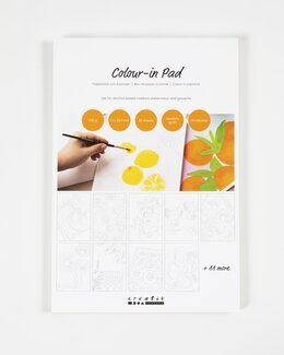 Pappersblock att Färglägga Sommar