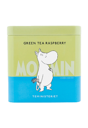 Teministeriet Moomin Green Tea Rasberry Tin Kaffe, te & dryck Grön 100gram