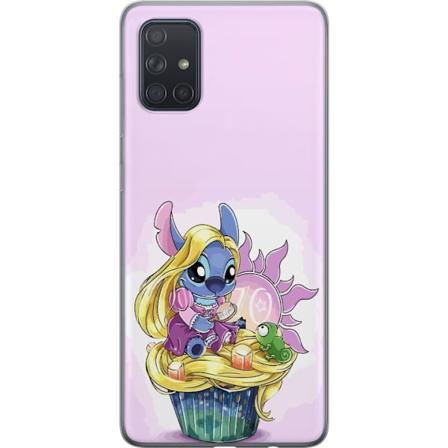 Samsung Galaxy A71 Genomskinligt Skal Stitch Prinsessa