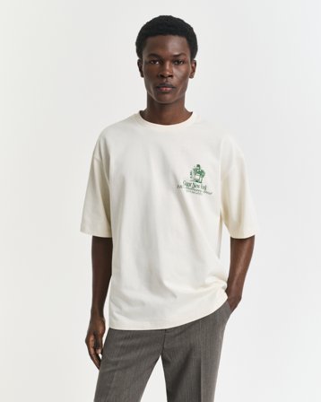 GANT Herren Graphic T-Shirt (M) Weiß