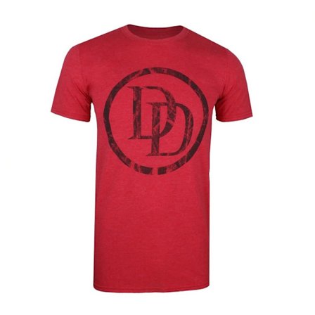 Daredevil Herr Logo Heather T-Shirt XL Röd