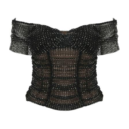 Self Portrait Sleeveless Tops Sort, Dame