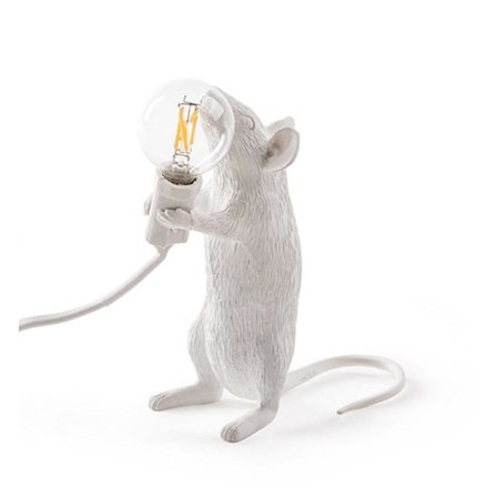 Nordic Animal, Resin Mouse Lamp