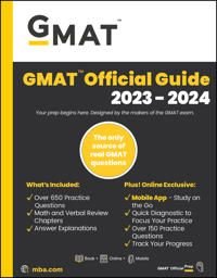 GMAT Official Guide 2023-2024, Focus Edition, ISBN: 9781394169948