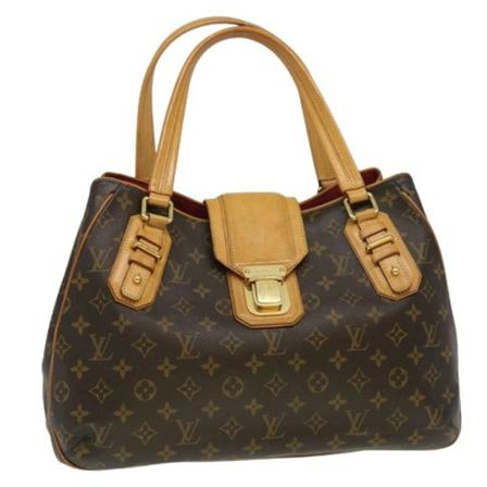 Louis Vuitton Vintage, Pre-owned Canvas Shoulder Bags Bruin, Dames, Maat:ONE Size