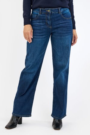 BRANDTEX - Jeans - Mellem blå - Vidde Ben