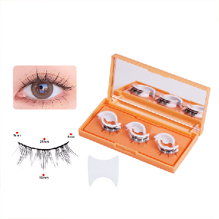 Enkel Skönhet Solros Lösögonfransar (3 Par)