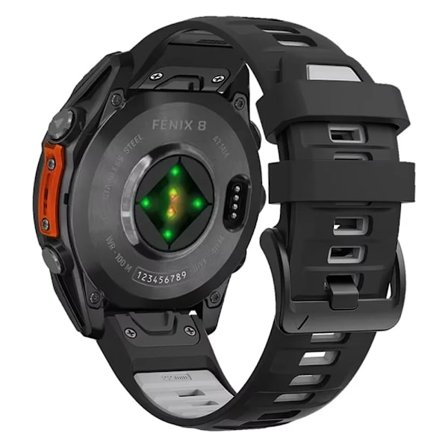 26mm 22mm 20mm Officiellt silikonarmband för Garmin Fenix 8 51mm 43mm 47mm Quick Fit Armband Klockarmband Garmin Enduro3/ Fenix E