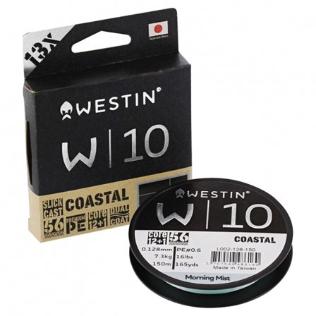 Westin W10 13 Braid Coastal Morning Mist 150m - 0.128mm 7.3kg