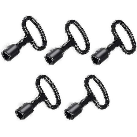 5 stk. Metal Trekantnøgle Trekantet Nøgle Målerboks Nøgle Gas Måler Nøgle Til Gas Vand El Målerskab