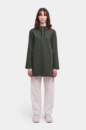 Stockholm Matte Raincoat Dark Green