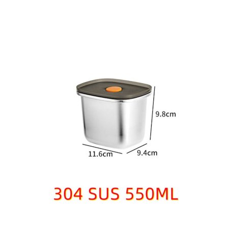 Lunchbox i rostfritt stål Fresh-keeping Box 550ML