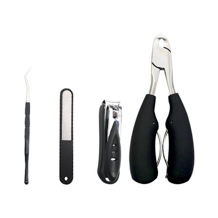 Negleklippersæt Neglebåndssnavsfjerner Paronychia Tåneglkorrektion Nippere Skærefil Stick Manicure Pedicure Værktøjer