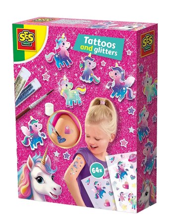SES Creative | Tattoos And Glitter - Unicorn | ONE SIZE
