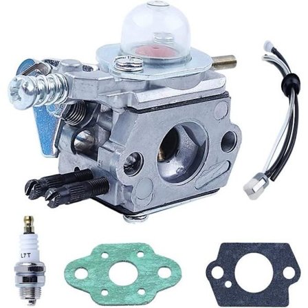 Adefol Adefol Forgaser med Pakning Kompatibel med Echo SRM-2100 SRM 2400 GT-2000 GT2100 Udskiftning C1U-K52 Trimmer Brændstofledningssæt