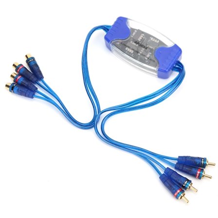 4-kanavainen kullattu maalenkki RCA-erotin auton audion kohinasuodatin