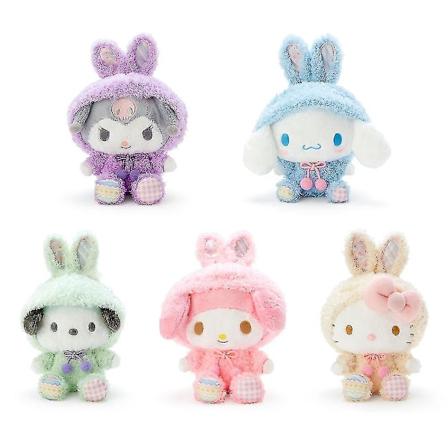 Kawaii Kt Cat Sanrioed Pehmolelu Pehmo Nuken Avaimenperä Anime Piirretty Pehmeä Täytetty Koulureppu Riippuva Pehmo Koriste Pääsiäislelu Lahjat Ns2 