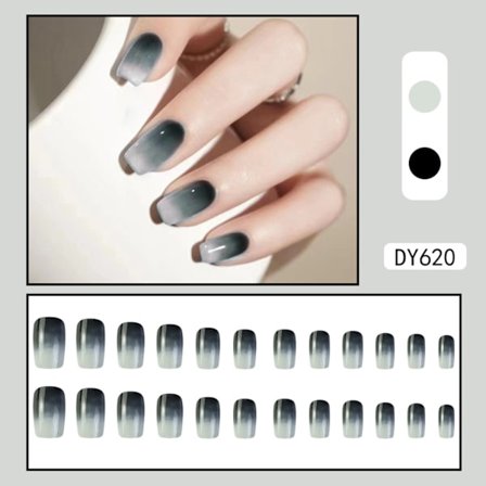 Konstgjorda naglar falska naglar klistermärken manikyr nagelset