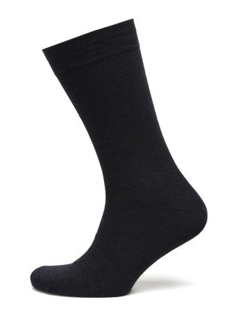 Egtved Socks Cotton/Wool Twin, Black Egtved