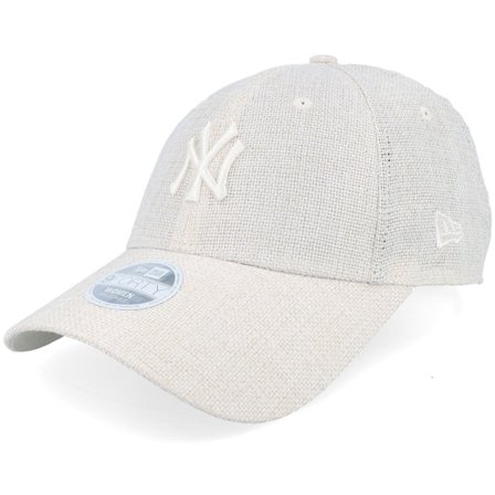 New Era - MLB Beige unconstructed Cappellino - New York Yankees Womens Woven 9FORTY Light Terracotta Dad Cap @ Hatstore