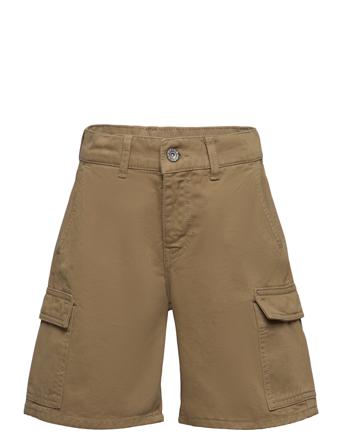 Rees Cargo Shorts Shorts Chino Shorts Beige Grunt*Betinget Tilbud