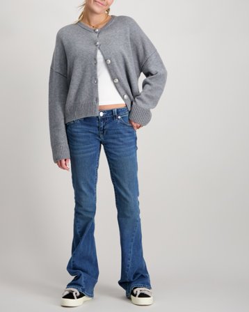 True Religion JOEY LOW RISE FLAP Blå Jeans Jente - Kids Brand Store