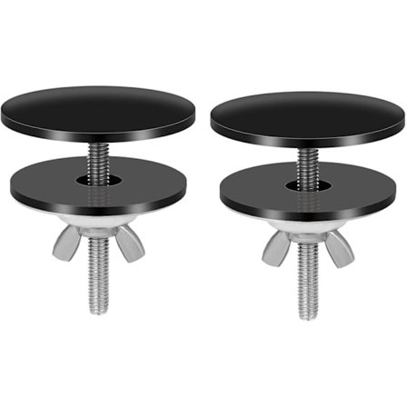 2 stk 2 tommers kjøkkenvask hulldeksel rustfritt stål kjøkkenvask hullplate stoppdeksel