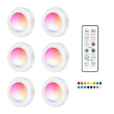 6-pack LED-spotlights med fjärrkontroll - Bäst i test