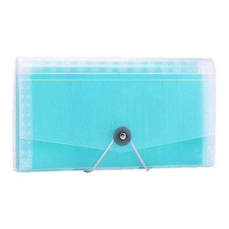 Enkel Utvidgbar Accordion-mapp med Flera Fack, Klar, Utvidgbara Sidor