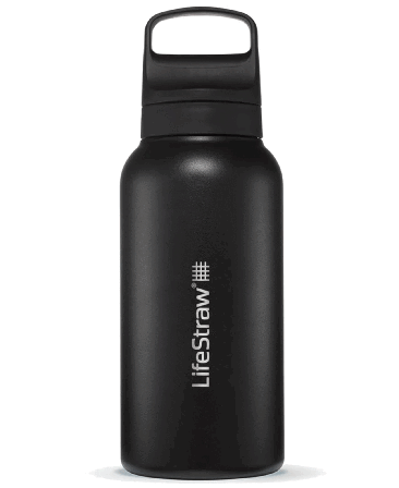 Lifestraw Go 2.0 Stainless Steel 1L Black