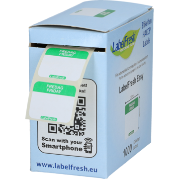 ETIKETT LABELFRESH FRIDAY