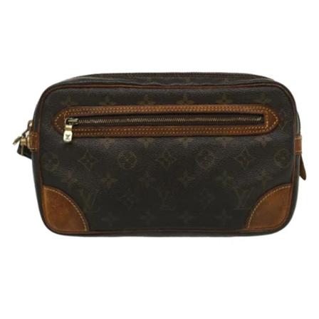 Louis Vuitton Vintage, pre-owned Canvas Marly Dragonne Bruin, Heren, Maat:ONE Size
