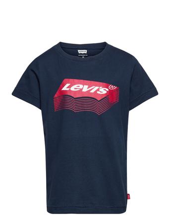 Stacked Batwing Tee Blue Levi's