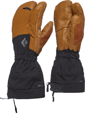 Black Diamond Soloist Finger Gloves Unisex ski gloves Brown M