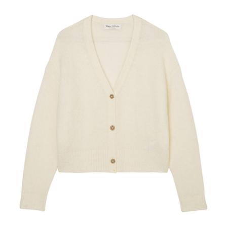 Marc O'Polo V-neck Vest, regular fit , Beige , Dames , Maat: M
