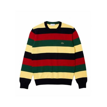 Lacoste, Knitwear Rood, Heren, Maat:L,multicolor