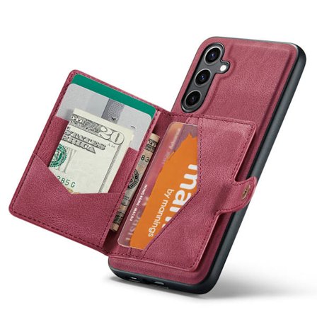 Læderpung med magnetisk holder til Galaxy S24