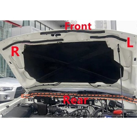 Front Hood Weatherstrip Tetningslist Gummilist for Mitsubishi Montero Pajero Shogun V63 V66 V67 V68 V7