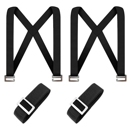 Sorte Møbelløftestropper, Løft og Flyt, Nemt at Løfte, Flytte, Transportere og Sikre Møbler, Hvidevarer og Tunge Genstande