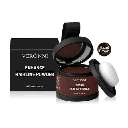 VERONNI Hårgrænse Skulpturerende Skyggepudder, Perfekt til at Skjule Høje Pander, Skulpturere Bakkenbarter, Konturering af Hårgrænse