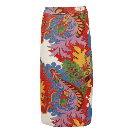 Etro Midi Skirts Rød, Dame