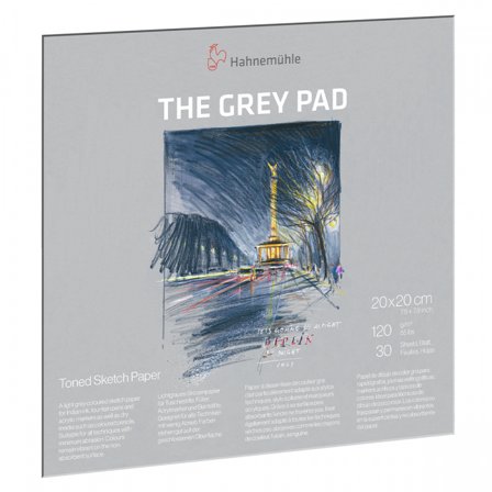 Hahnemühle The Grey Pad 20x20 cm 120g