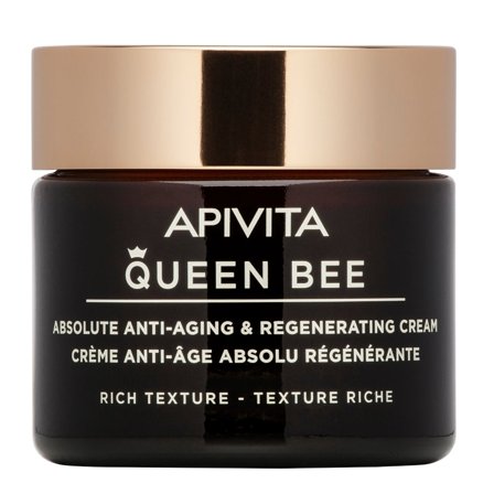 APIVITA Queen Bee Crema Anti-Età Assoluta e Rigenerante - Texture ricca 50ml - Tratt.viso 24 ore antirughe