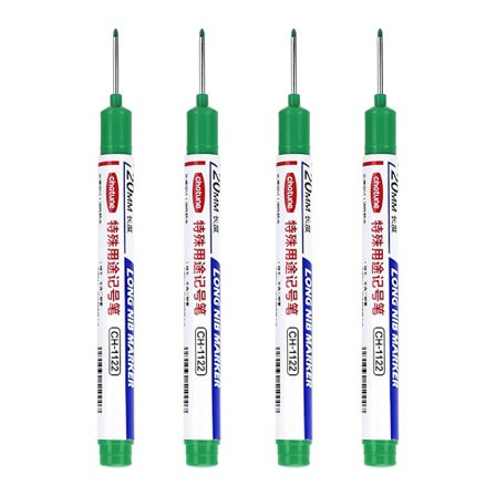 Pitkän pään merkit Syväreikämerkki VIHREÄ