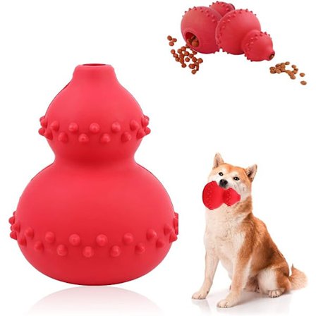 Hunde Tyggeleke, Slitesterk Naturlig Gummi, Uforgjengelig Hundesleke DXGHC