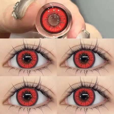 JeweLens Cosplay Färgade Kontaktlinser Anime Färgade Pupiller 12 månader 1 par