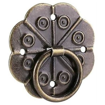 20 st Vintage-inspirerade Plommonformade Ringdragare Knoppar för Kökslådor Skåp Trälåda Dörr Kommod Heminredning