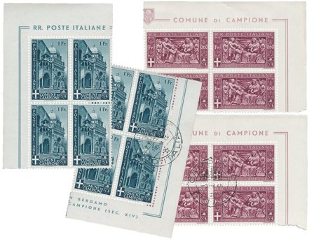 Italien 1944 - MICHEL 11/12 - Postfrisk/Stemplet