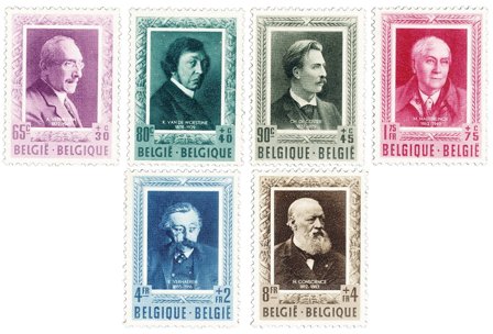 Belgien 1952 - OBP 892-97 - Postfrisk