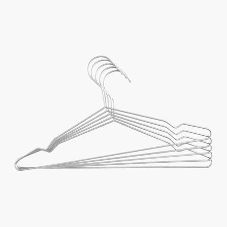 Biltema - Kleshenger av metall 5-pakning